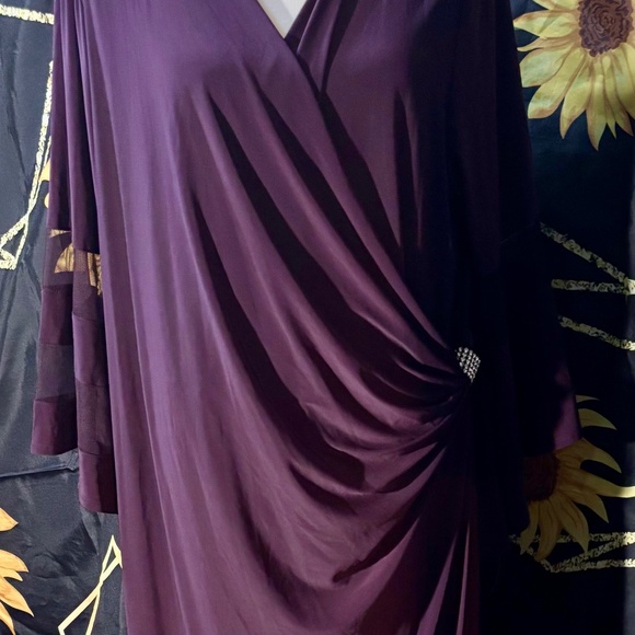 R&M Richards Dresses & Skirts - Purple  Floor Length Plus Dress